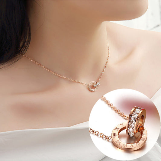 Rose Gold Pendant Necklace