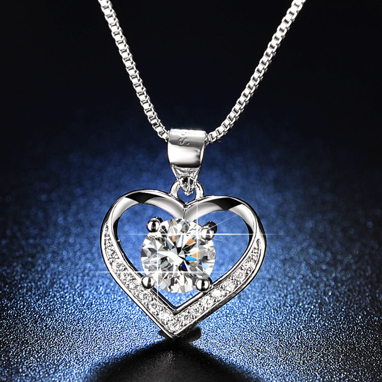Eternal Heart Sparkle Diamond Necklace