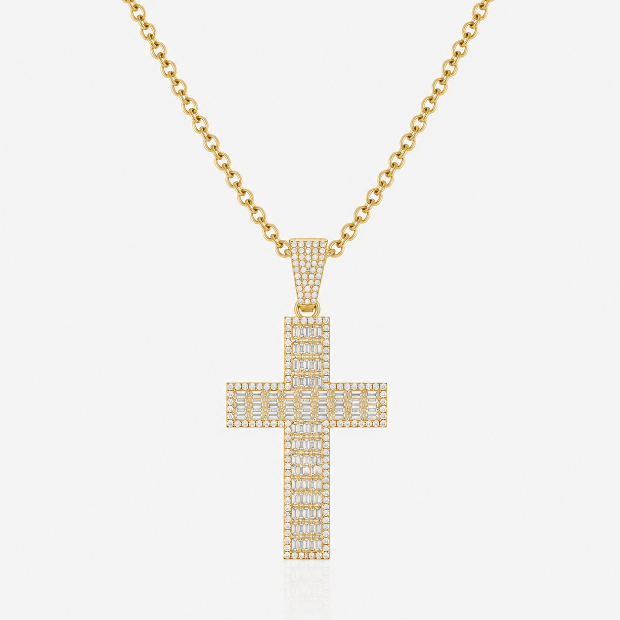 Straight Gold Pendant