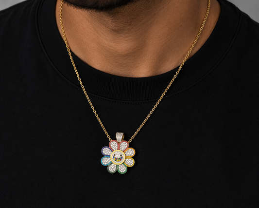Smiley Blossom Pendant