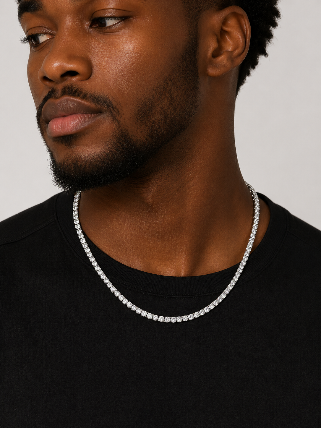 Spark 4mm Diamond Tennis Necklace