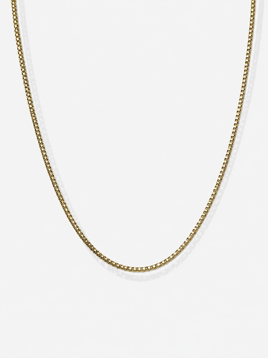 Lumière Box Chain Necklace
