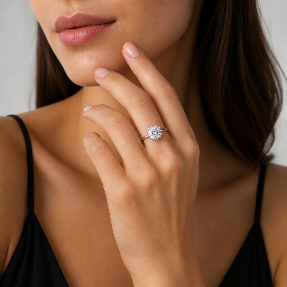 1 Carat Solitaire Diamond Ring