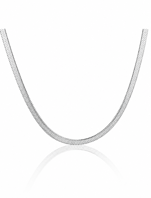 Luxe Herringbone Chain Necklace