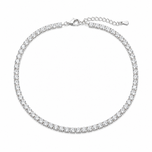 3mm Diamond Necklace for Teenagers