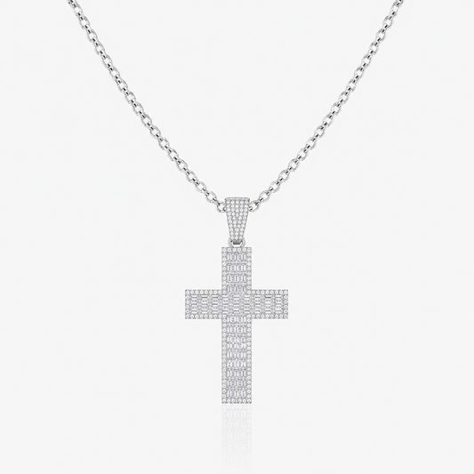 Straight Silver Pendant