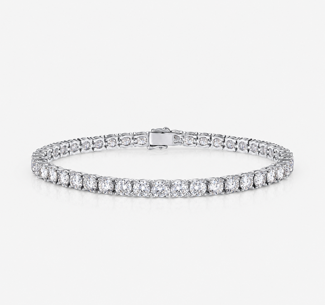 6mm Moissanite Tennis Diamond Bracelet