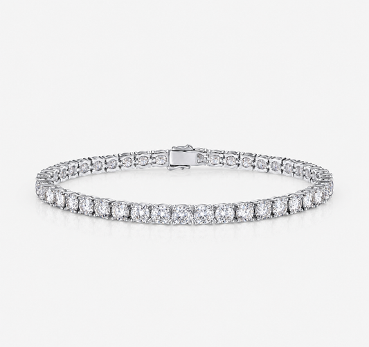 6mm Moissanite Tennis Diamond Bracelet