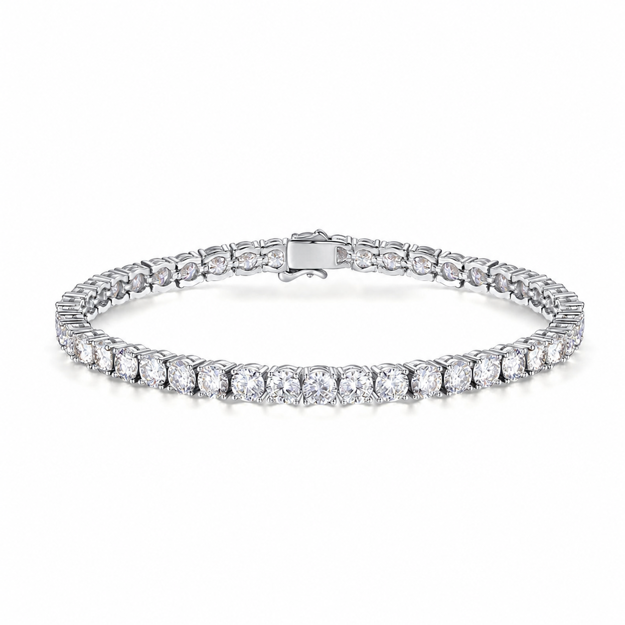 6mm Moissanite Tennis Diamond Bracelet