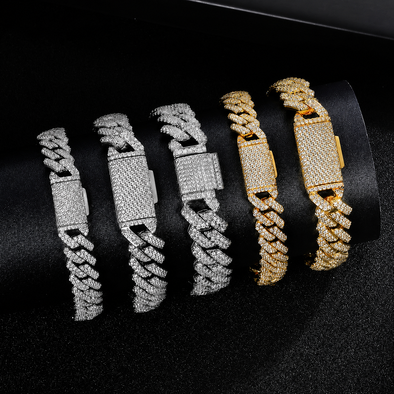 14mm Iced Out Cuban Link Bracelet – Premium Micro Pavé Statement Bracelet