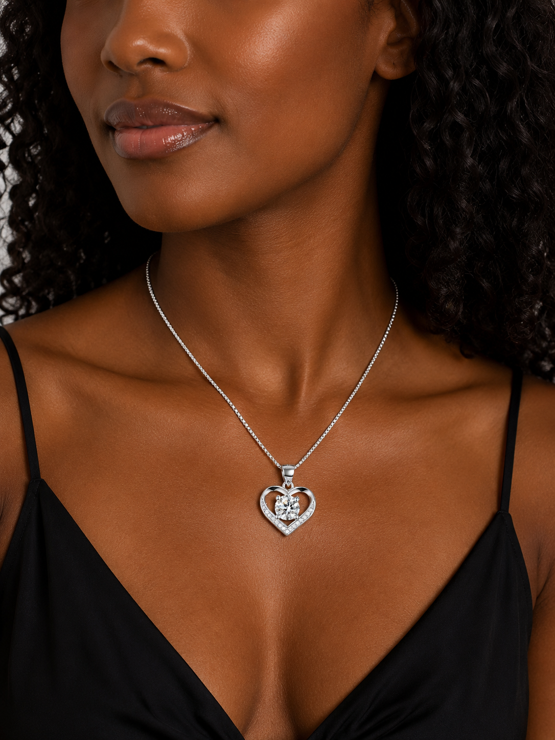 Eternal Heart Sparkle Diamond Necklace
