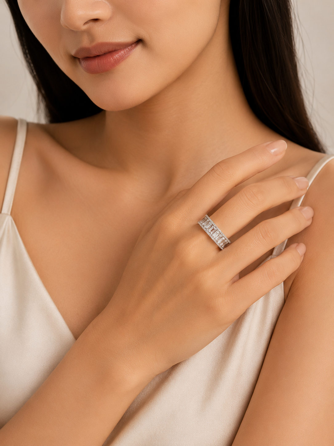 Baguette Eternity Diamond Ring