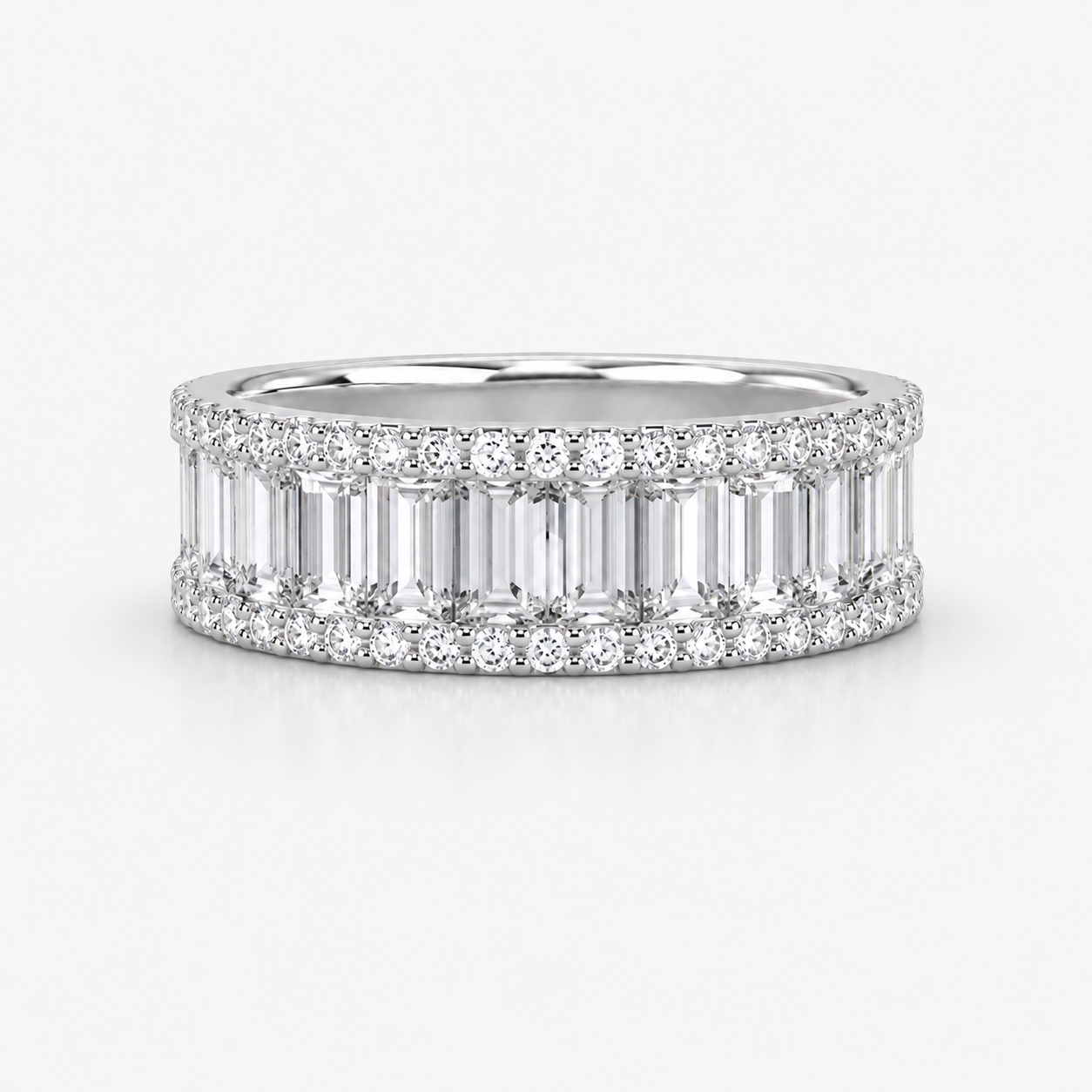 Baguette Eternity Diamond Ring
