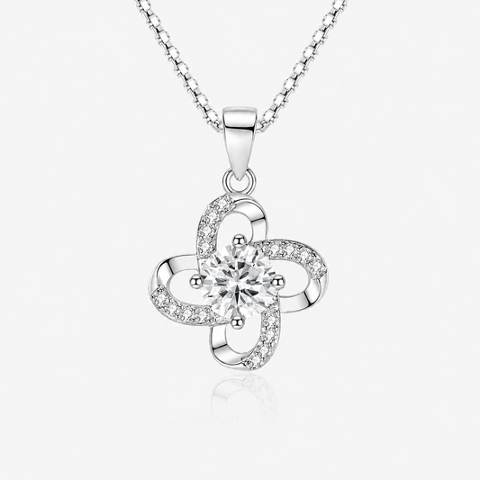 Luna Bloom Diamond Pendant Necklace