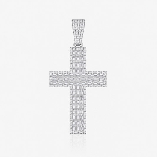 Straight Silver Pendant