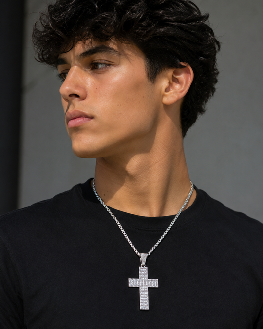 Straight Silver Pendant