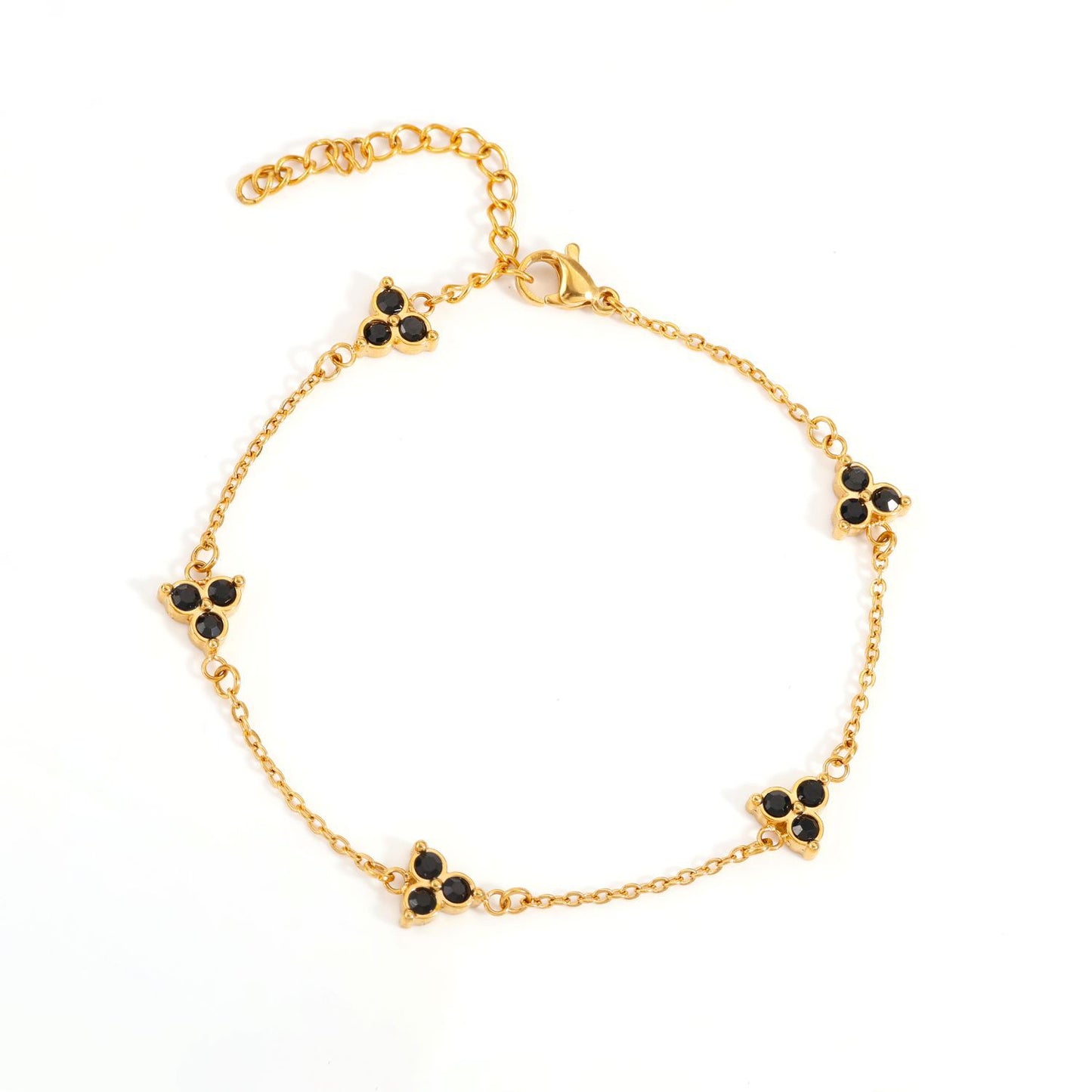 Celeste Clover Station Bracelet