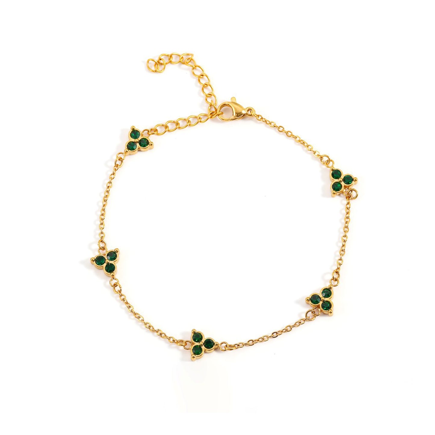 Celeste Clover Station Bracelet