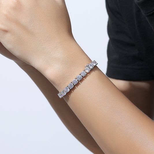 6mm Moissanite Tennis Diamond Bracelet