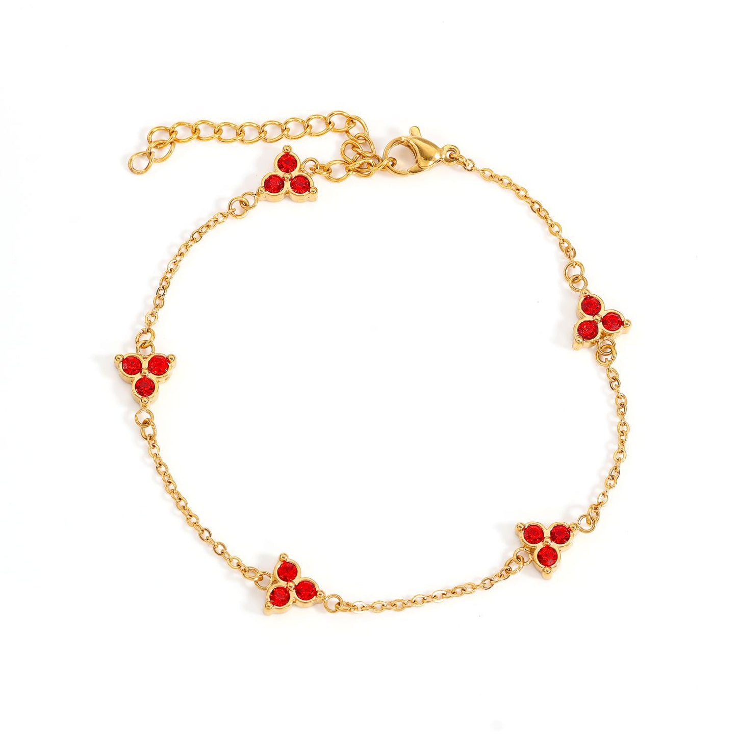 Celeste Clover Station Bracelet