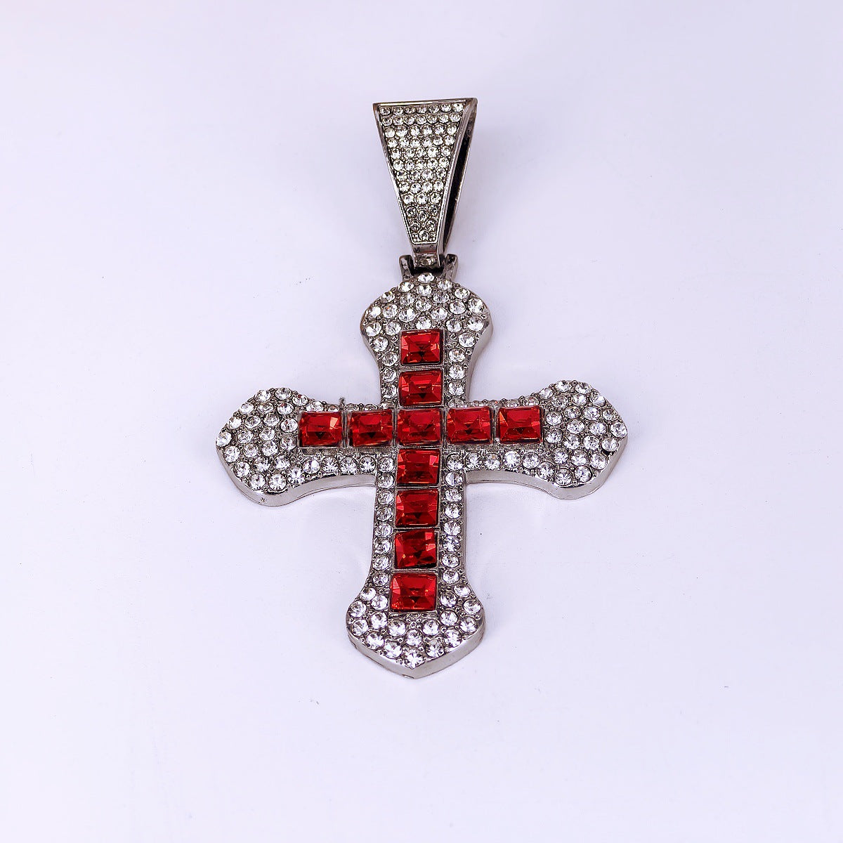 Eternal Ruby Cross Pendant
