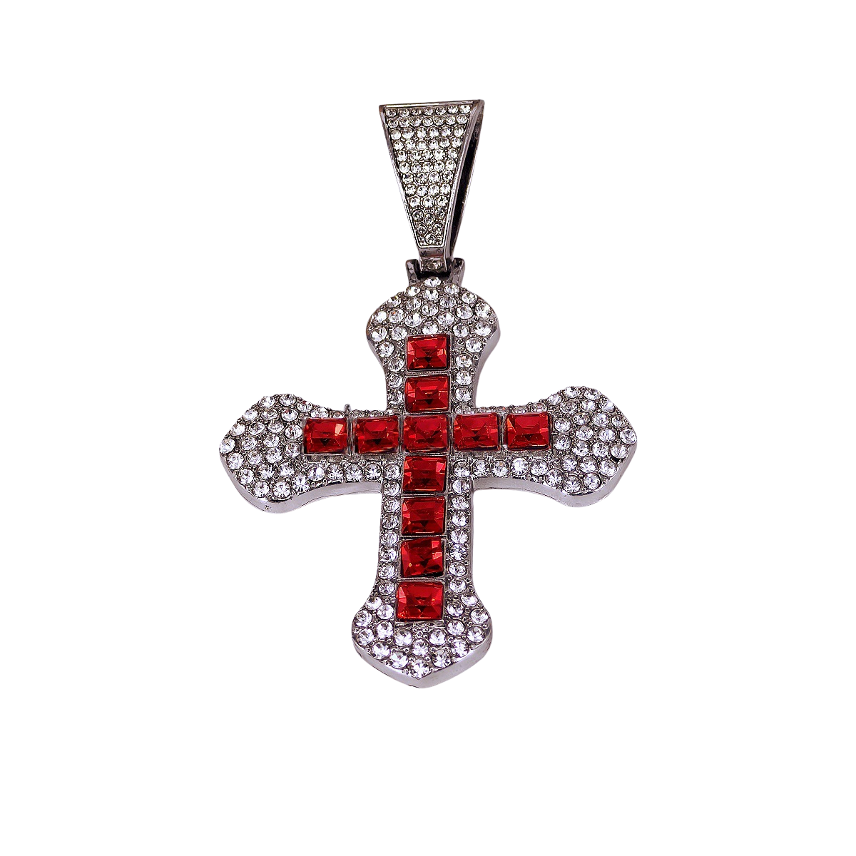 Eternal Ruby Cross Pendant