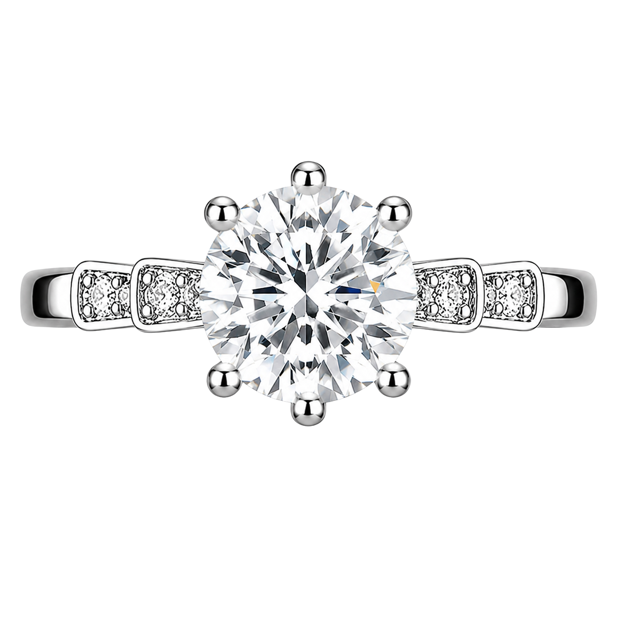Round Brilliant Diamond Engagement Ring