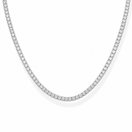 Spark 4mm Diamond Tennis Necklace