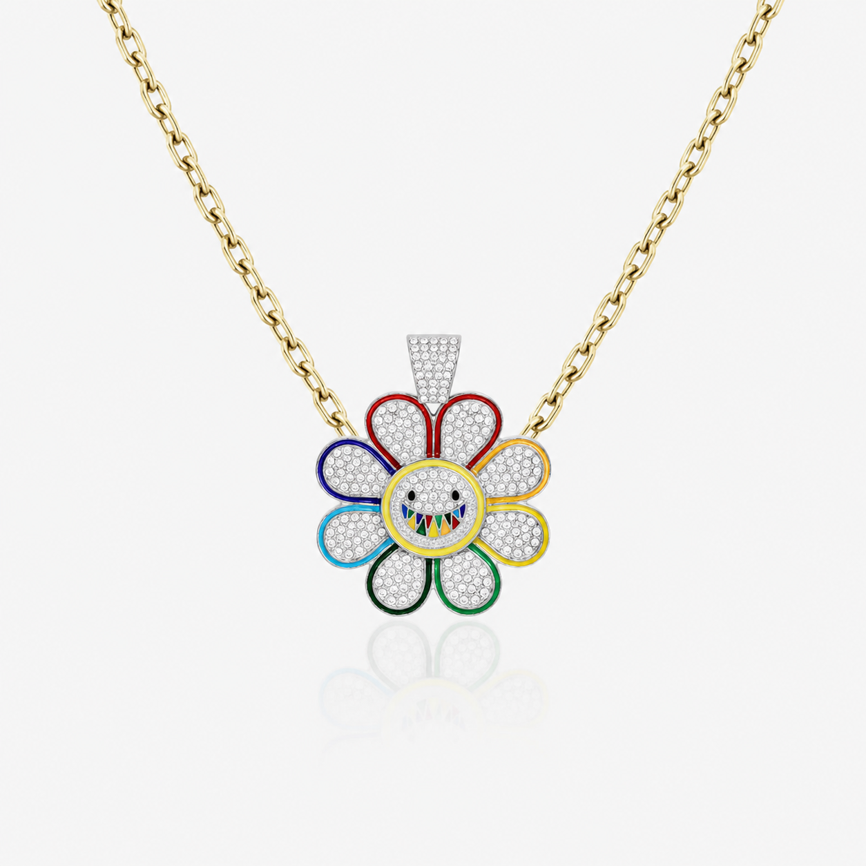 Smiley Blossom Pendant