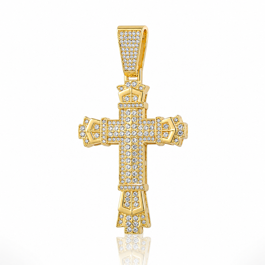 Imperial Gold Cross Pendant