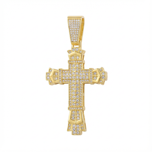 Imperial Gold Cross Pendant