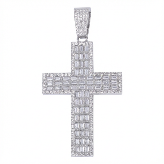 Straight Silver Pendant